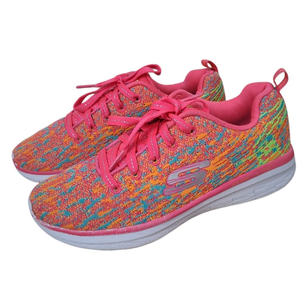 Skechers Sport Synergy Youth Girls size 4 Dopamine School kidcore Sneakers sport